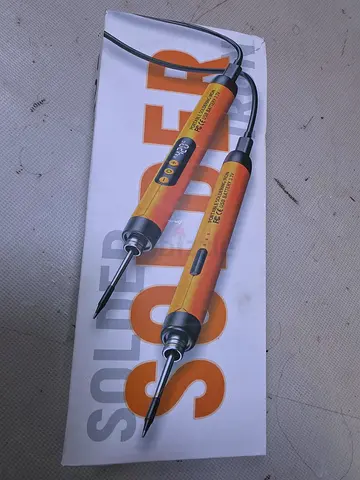 Set of two electric soldering irons - working condition