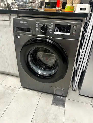 Samsung 8 Kg Front Load Washing Machine With Hygiene Steam, Eco Bubble, Drum Clean With Digital Inve