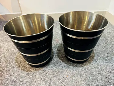 Dust bins - New- 5 gallons - Steel - Move out Sale