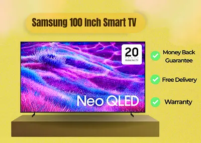 Samsung 100 Inch Neo QLED 100Hz (Up to 144Hz) 4K Vision AI Smart TV | 2025 Model 100QN80F