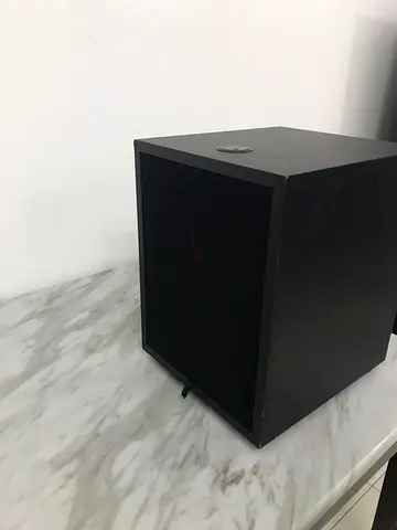 Used Black Subwoofer Speaker (Single) - Good Condition