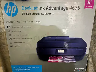 HP DeskJet Ink Advantage 4675 All-in-One Printer - new