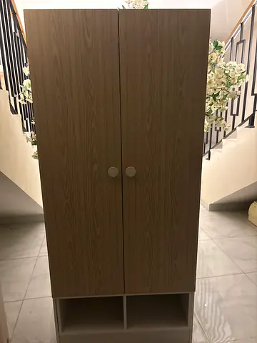 two-door wardrobe used one month  its same as new