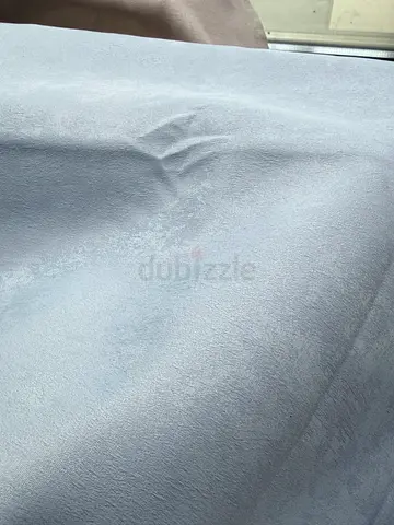 Light grey fabric curtain panel - good condition 4 PCs 135x 240 cm