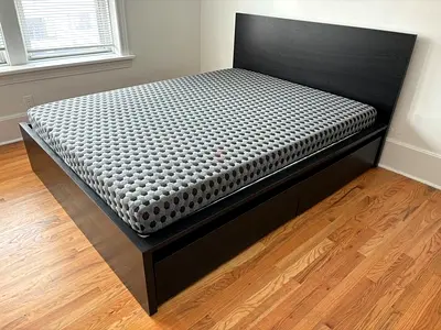 IKEA Bed and Matress - Queen size
