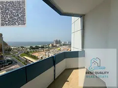 Two bedrooms and a living room for annual rent, sea view, Al Nakheel, Ajman