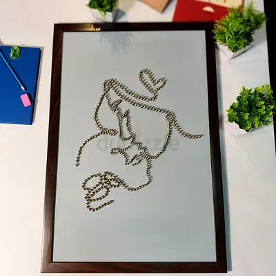 Mother love Handmade screw art for wall decor