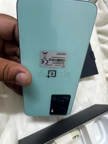 OnePlus N20 (mint green) with box and charger - good condition