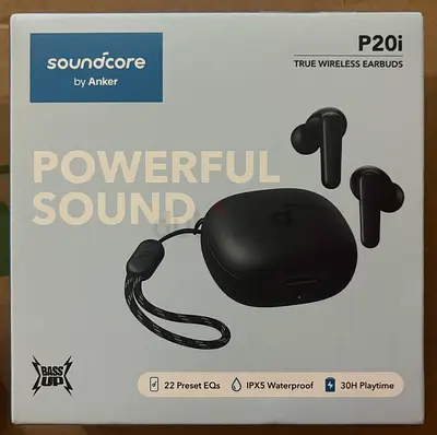 NEW Soundcore P20i True Wireless Earbuds with Charging Case (Black)