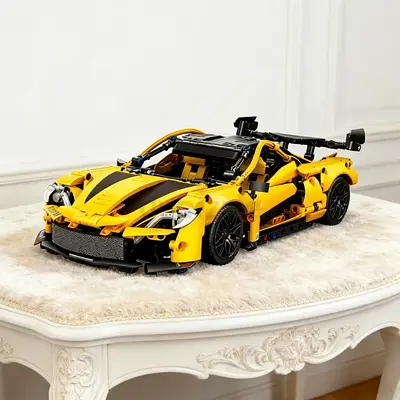 Building Block Sports Car Toy Model