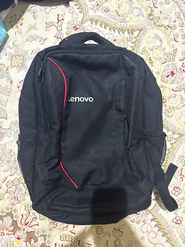 Lenovo black laptop backpack – good condition