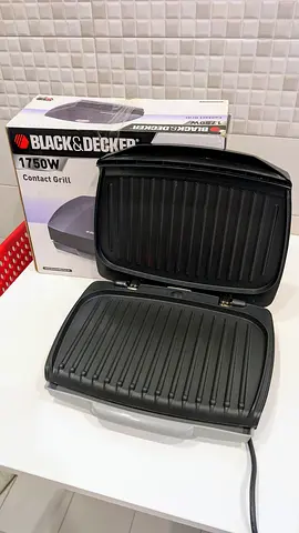 Black  Decker 1750W Contact Grill - Excellent Condition
