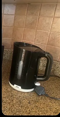 Used Braun Electric Kettle - 1.7L, Black