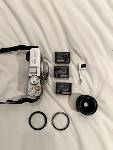 Fujifilm X100V + Wide Conversion Lens - Good Condition