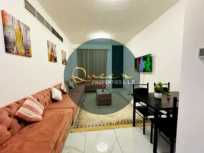 Two bedroom and living room apartment number 1204 for rent in Ajman Al Nuaimiya 1