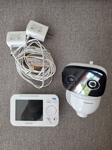 Panasonic Baby Monitor Camera + Parent Unit - Good Working Condition