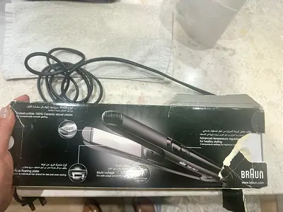 Braun Hair Straightener (with box) - Good Working Condition