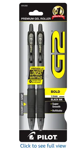 Pilot G-2 1.0mm new amazon us