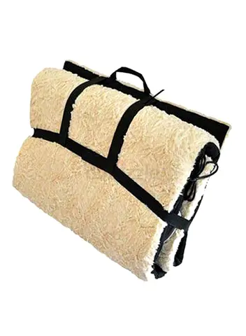 Electric Heated Fleece mattress with Controller - Foldable, Portable