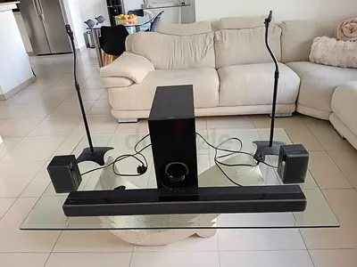 Sony HT-ZF9 Dolby Atmos 5.1 Home Cinema System + Rear Speakers  Stands