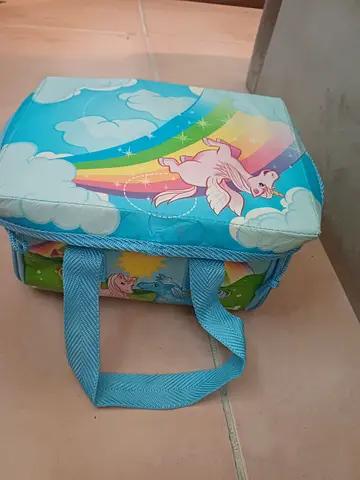 Little pony toy set with holding bag and accessories