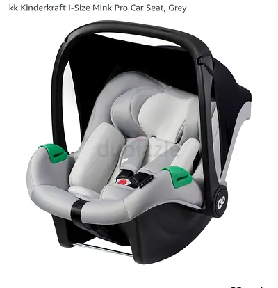 Kinderkraft I-Size Mink Pro Infant Car Seat Grey with Mink FX isofix for car