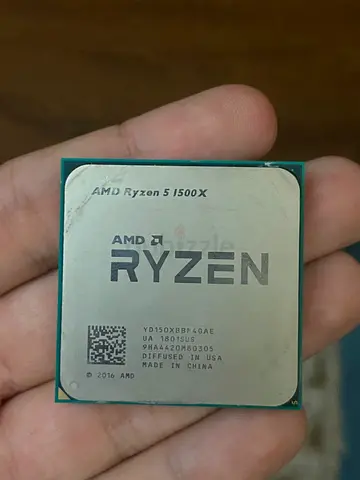 AMD Ryzen 5 1500X CPU - Used with stealth cooler