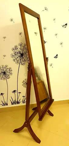Priced to sell. Full-Length Free-Standing Wooden Cheval Mirror. Full 2bhk items for sale.