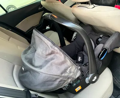 Joie convertible car seat with UV protection cover