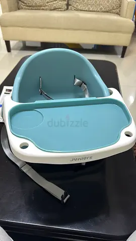 Portable booster high chair / feeding seat with tray