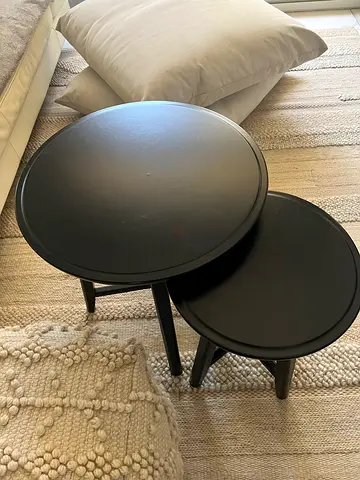 IKEA KRAGSTA Nest of Tables Set of 2 Black