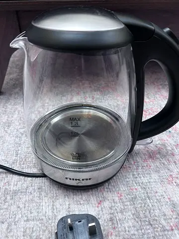 Tefal Glass Electric Kettle - 1.7L, Used