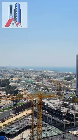 2 BHK close kitchen For rent In Ajman One Tower With Parking