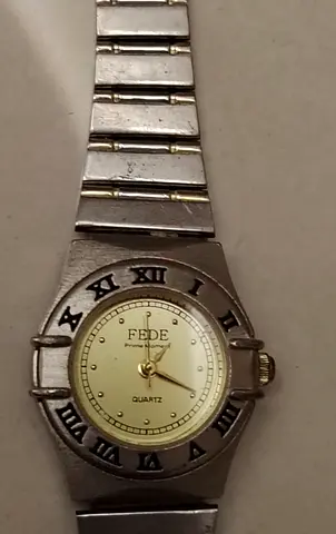 Fede Quartz Mens Watch with Roman Numeral Bezel - Used
