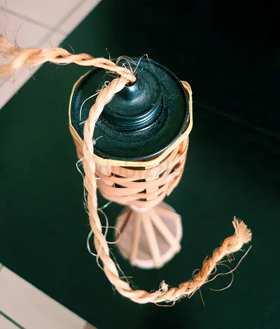 Woven Rattan Pendant Light - Natural Hanging Lamp