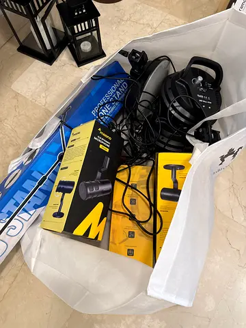 Bundle: Wired Microphone + Stands  Accessories - Good Working Condition