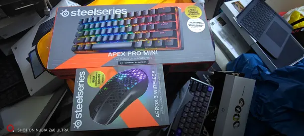 SteelSeries Apex Pro Mini gen3  + Aerox 3 Wireless mouse new