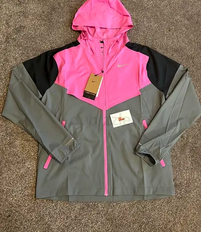 Nike miller tech fleece Windbreaker Jacket - Pink  Grey, New with Tags