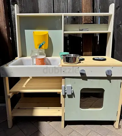 Wooden Play Kitchen with Sink and Oven - Brand new