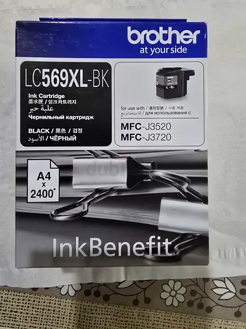 Brand New Brother LC569XL-BK High Capacity Black Ink Cartridge (Original)