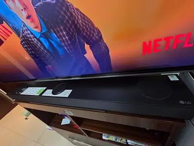 LG Soundbar with Dolby Atmos