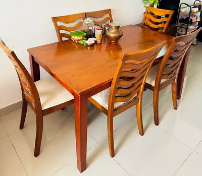 Dinning Table on Sale with 6 Chairs urgently