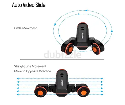 Auto Motorized Camera Slider Dolly for Video - Portable 360°  Linear Motion