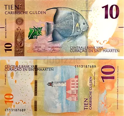 Banknote Curacao and Sint Maarten  10 Gulden, 2025, P-New, UNC