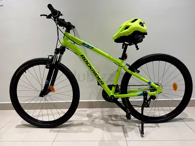 Decathlon Rockrider ST 100 (Size S) + Matching Helmet  Upgraded Gel Comfort Seat