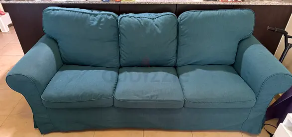 IKEA Ektorp 3 seater sofa and foot stool with storage - Urgent moving out sale!