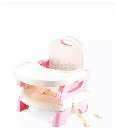Portable 3-in-1 Baby Booster Seat / High Chair (Pink) - Good Condition