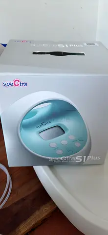 Spectra S1 Plus Electric Breast Pump (Good Condition, With Box). Flanges, tubes and valves are new.
