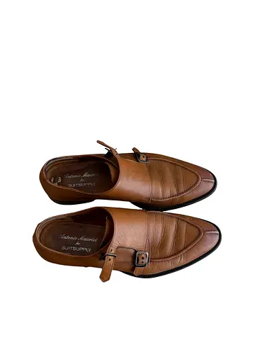 Brown Leather SUITSUPPLY shoes man