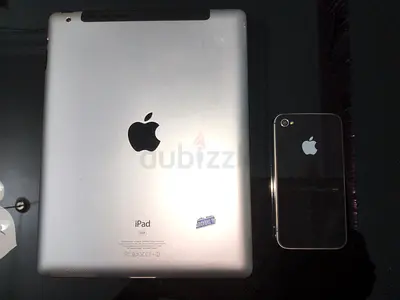iPad 3rd gen (Wi‑Fi + Cellular) with iPhone 4 - Good working condition